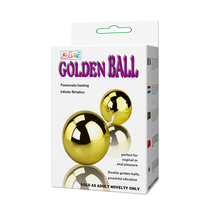Golden Balls Bolas Vaginales con Vibración-Juguetes-Sexo Sentido-SexoSentido