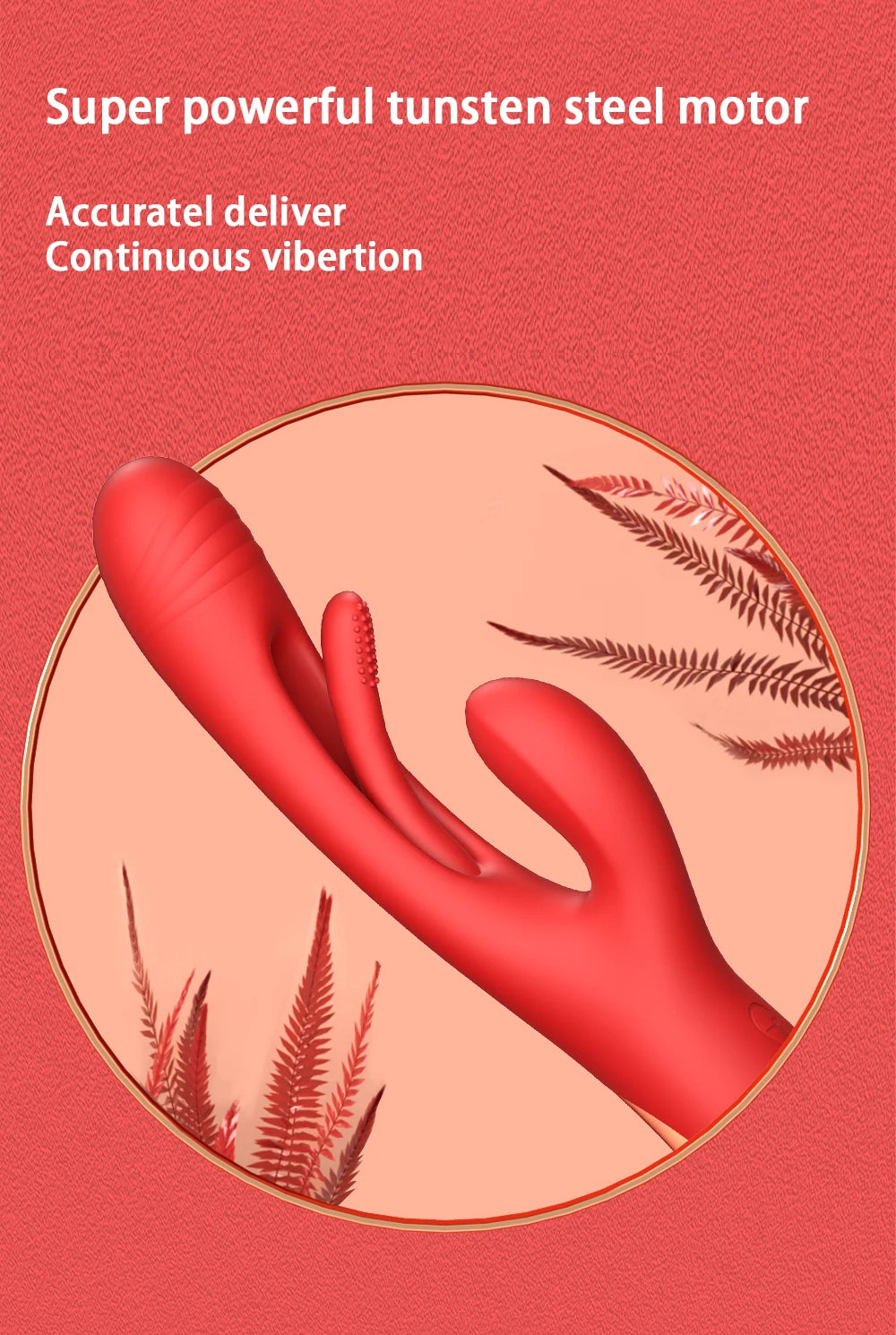 Vibrador Ultra Red Passion
