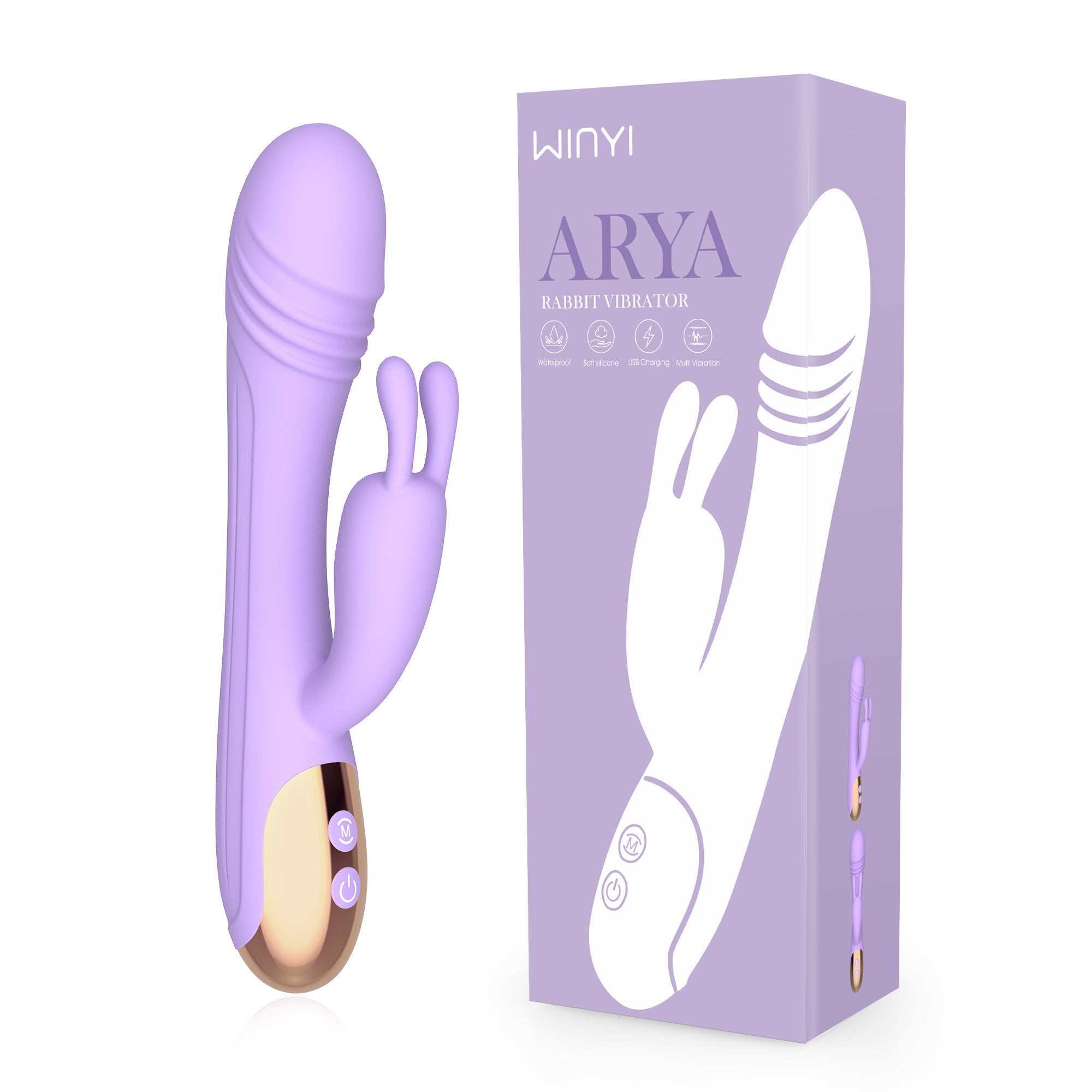 Winyi Arya Vibrador Punto G + Estimulador De Clítoris