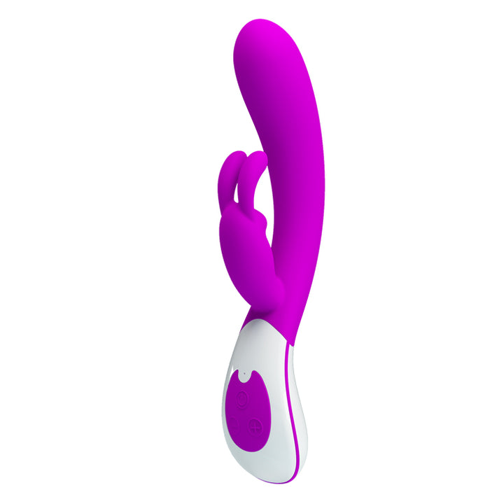 VIBRADOR DOBLE ESTIMULACIÓN PRETTY LOVE HARLAN BI-014232-1-Juguetes-Sexo Sentido-SexoSentido