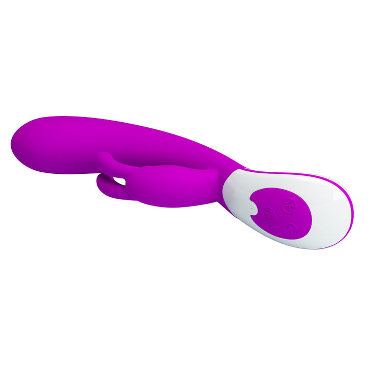 VIBRADOR DOBLE ESTIMULACIÓN PRETTY LOVE HARLAN BI-014232-1-Juguetes-Sexo Sentido-SexoSentido