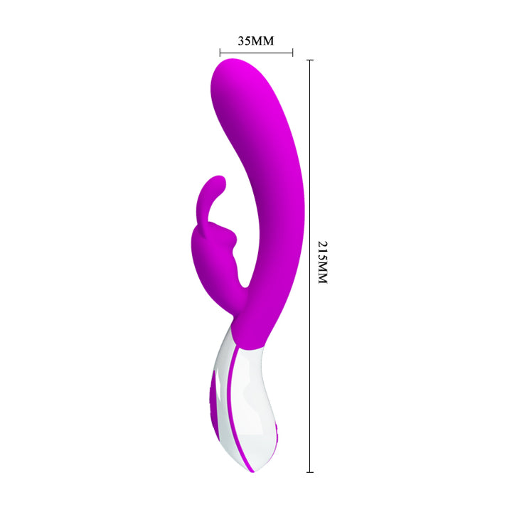 VIBRADOR DOBLE ESTIMULACIÓN PRETTY LOVE HARLAN BI-014232-1-Juguetes-Sexo Sentido-SexoSentido
