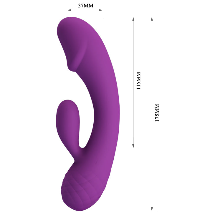 Vibrador Doble Estimulación Pretty Love DOREEN-Juguetes-Sexo Sentido-SexoSentido