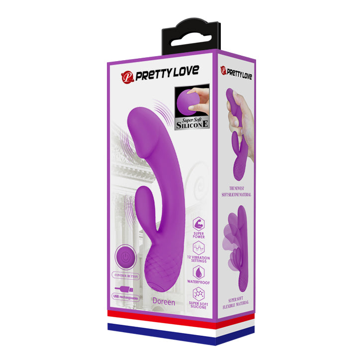 Vibrador Doble Estimulación Pretty Love DOREEN-Juguetes-Sexo Sentido-SexoSentido