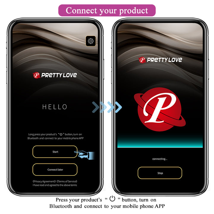 Vibrador Interactivo Mobile Catalina PrettyLove-Juguetes-Sexo Sentido-SexoSentido