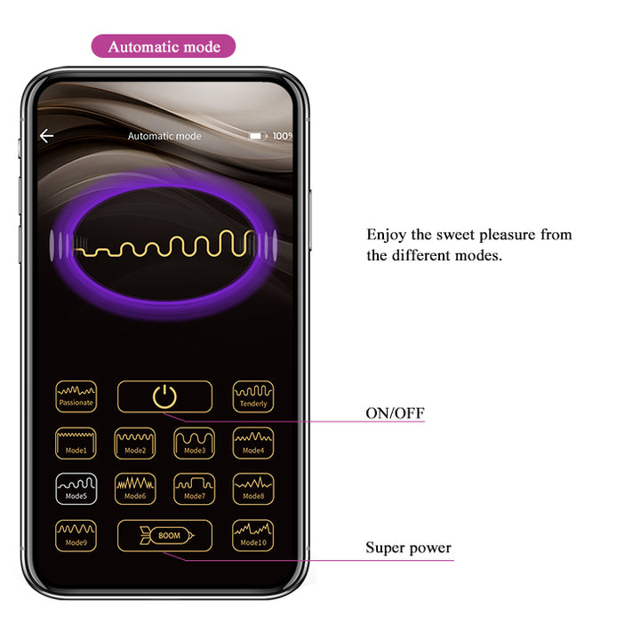 Vibrador Interactivo Mobile Catalina PrettyLove-Juguetes-Sexo Sentido-SexoSentido
