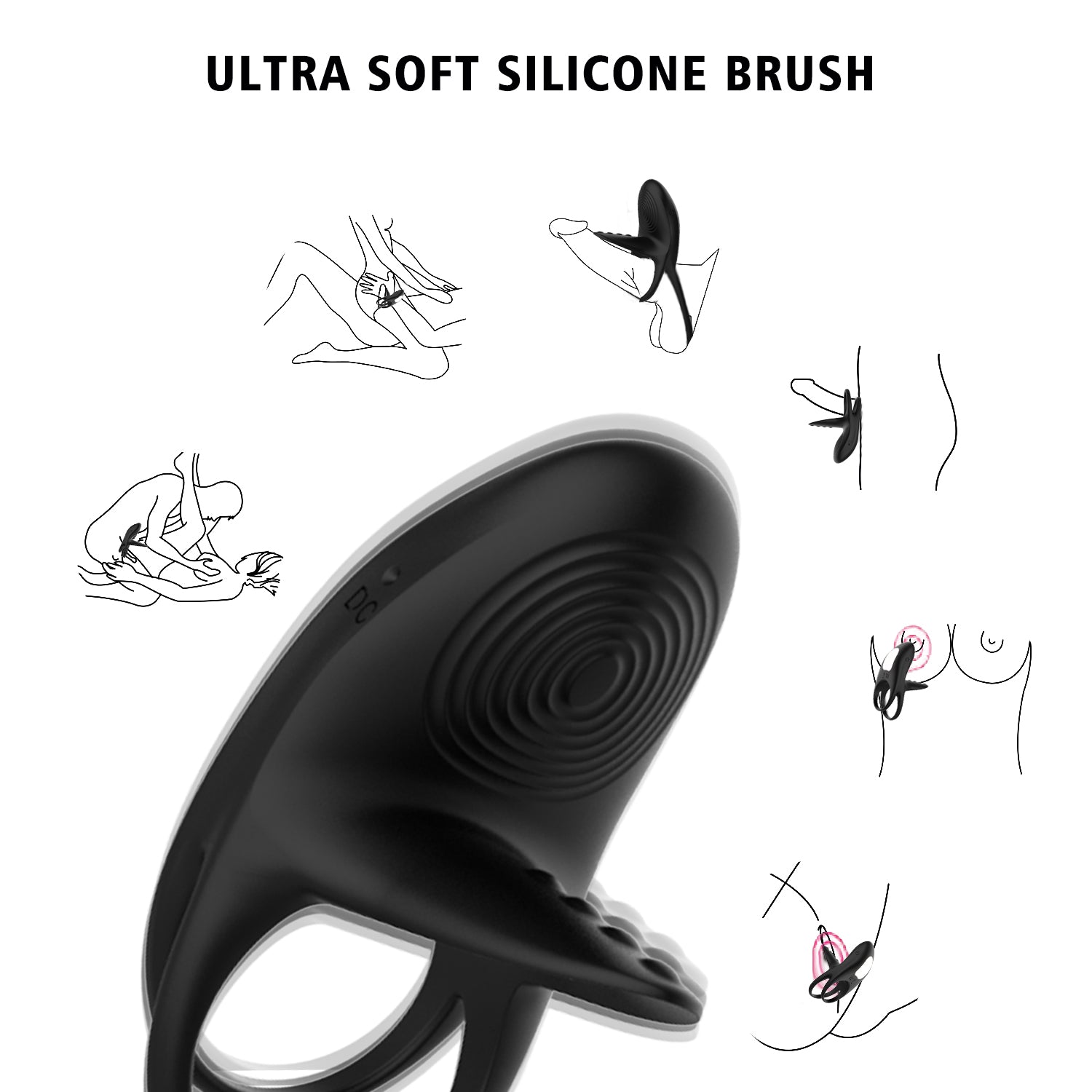 Winyi Edwin Anillo Vibrador Para El Hombre Al Control Remoto