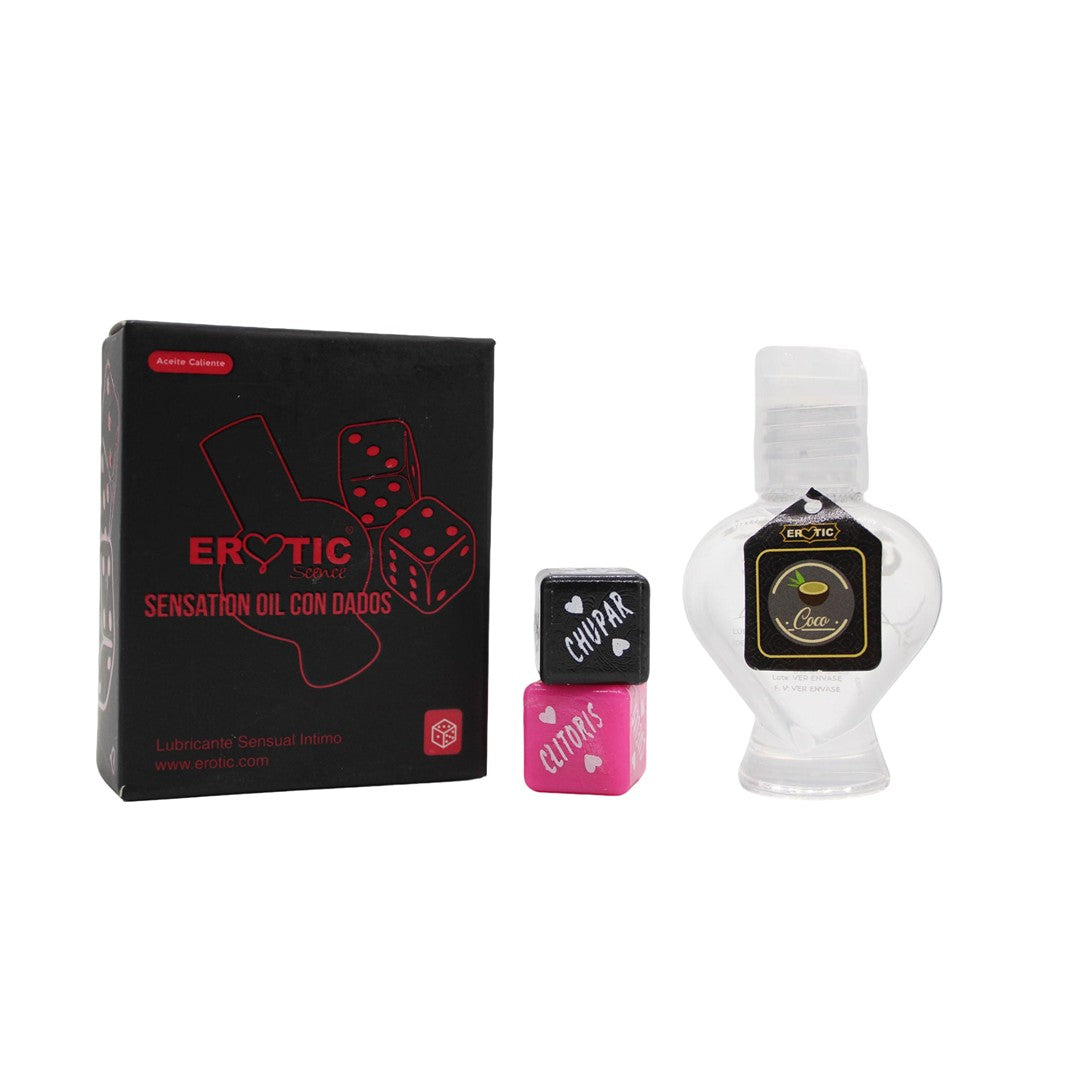 Lubricante Caliente Erotic 50ml Con Dados