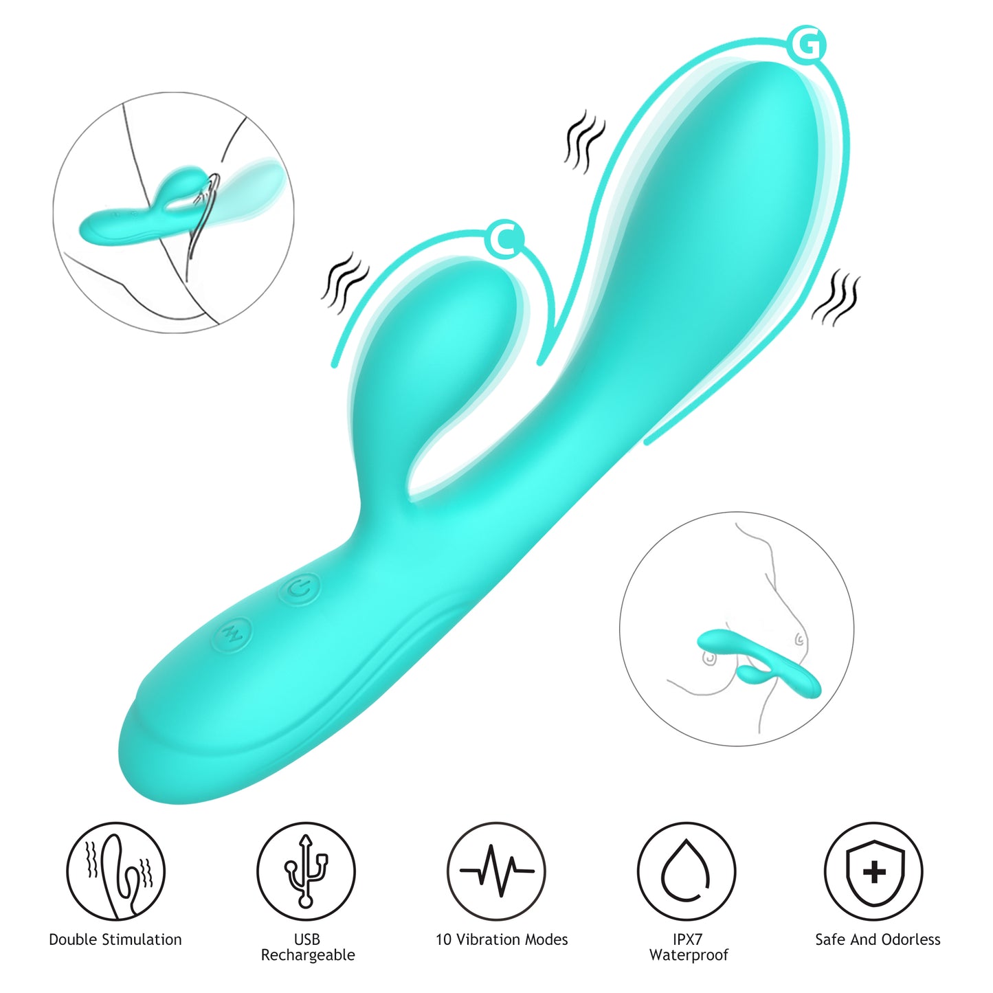 Vibrador Y Estimulador De Clítoris Havana Winyi