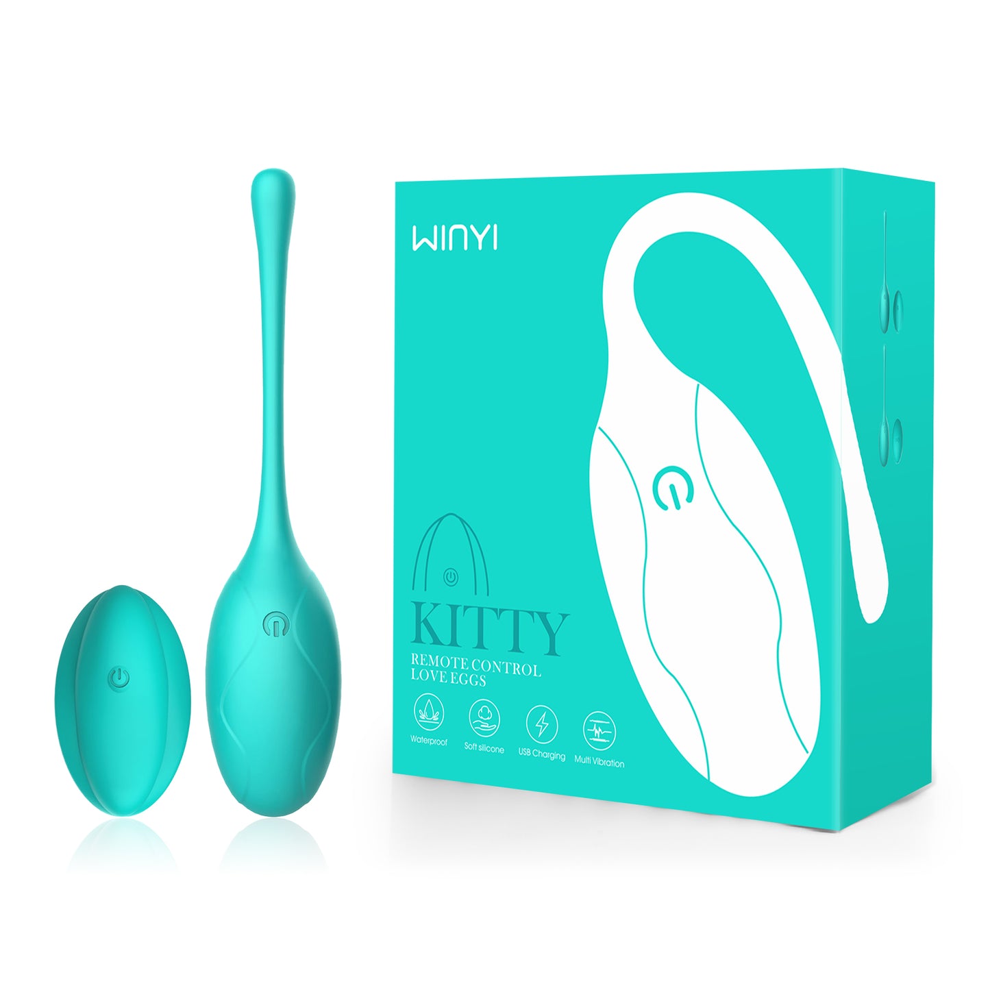 Huevo Vibrador Inalámbrico Kitty