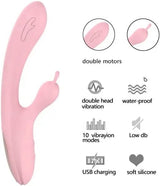 Vibrador Conejo Classic Touch  LL-B2003樱花粉-31