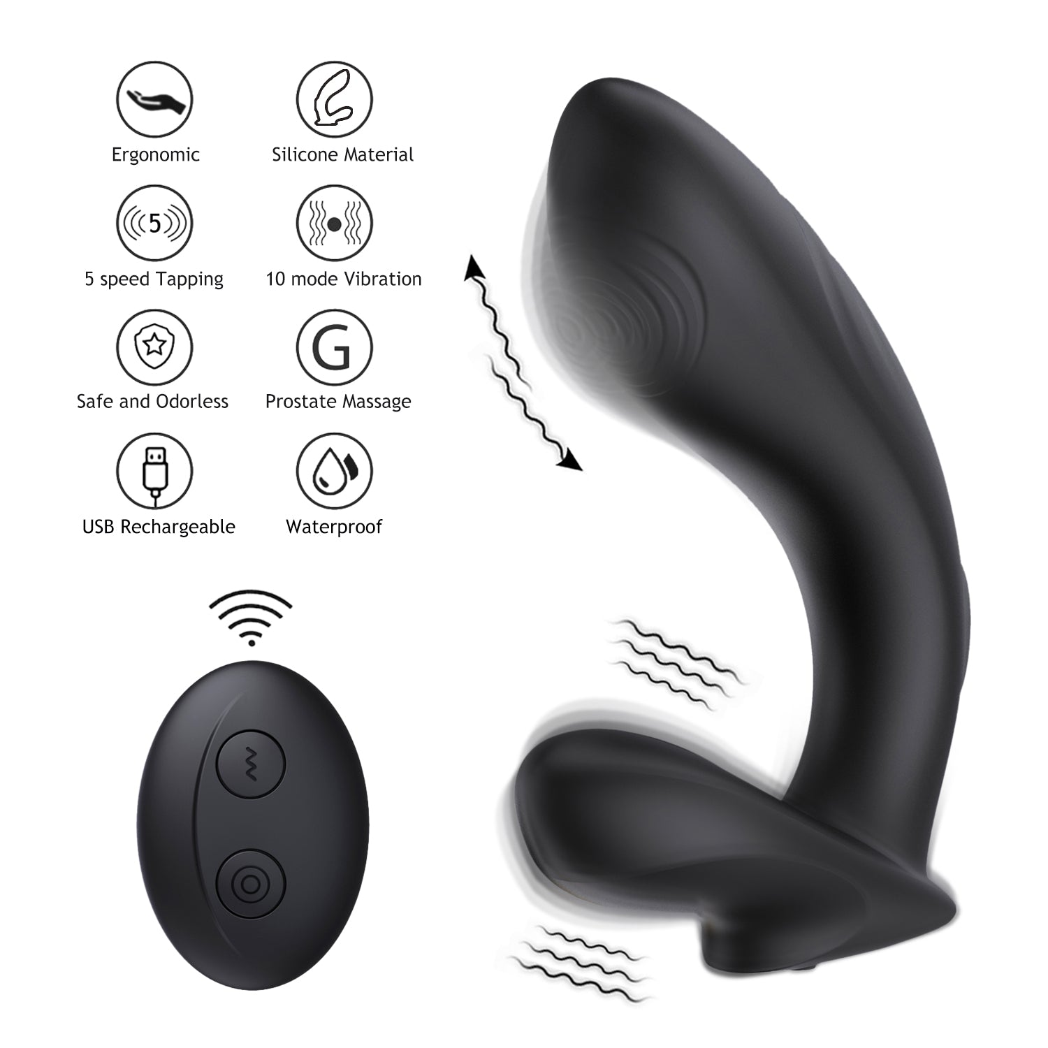 Vibrador Inalámbrico Punto G Y Punto P Winyi  Ralf