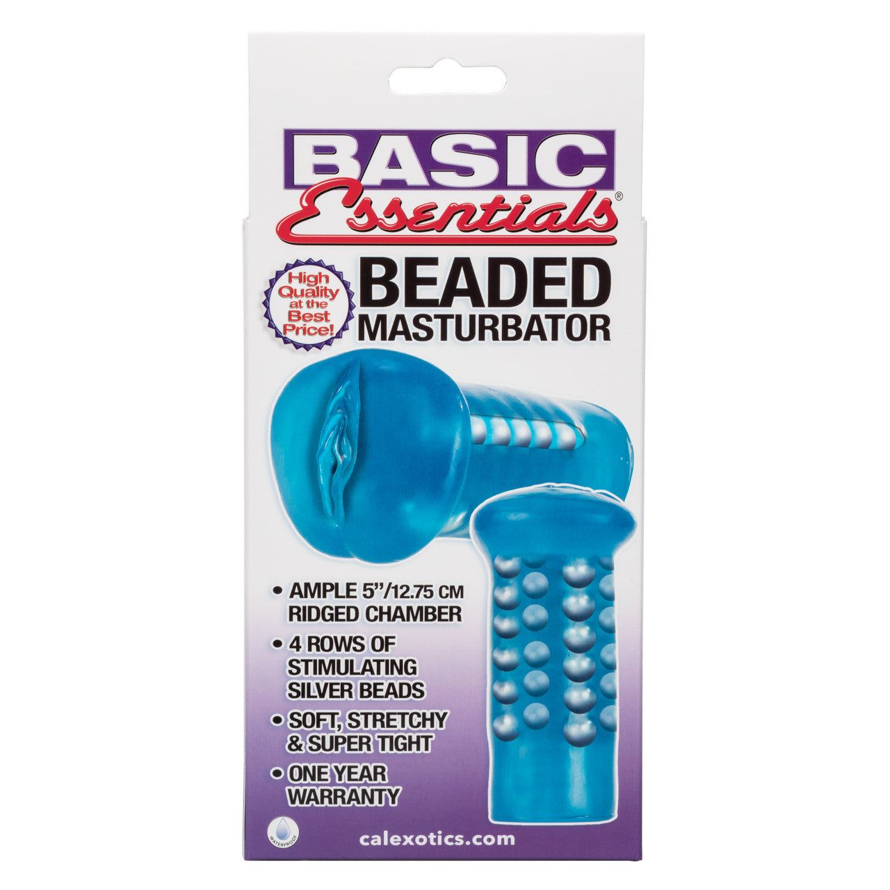 Beaded Masturbator – Basic Essentials By Calexotics