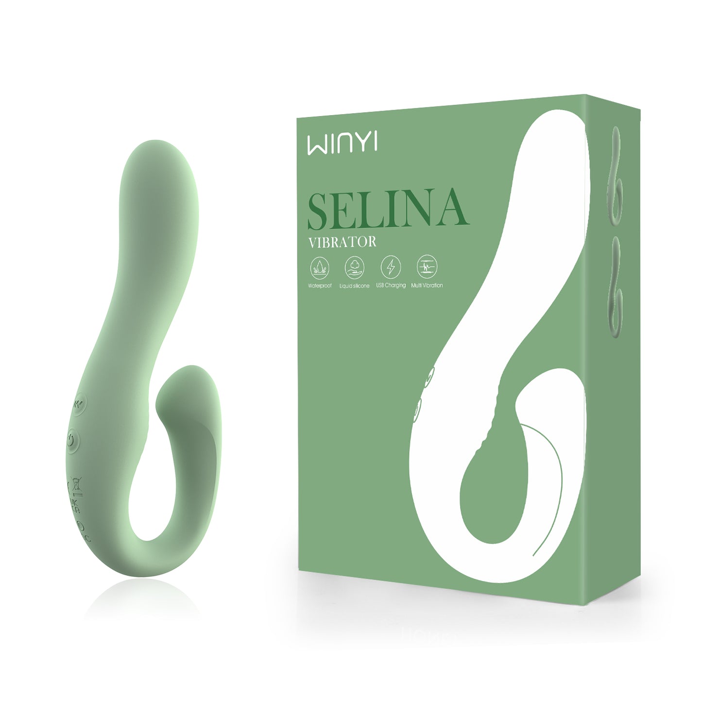 Vibrador Doble Estimulación Selina By Winyi