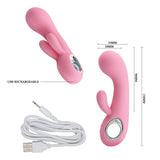 Vibrador Pretty Love Chris Rosa Claro Bi-014507-1