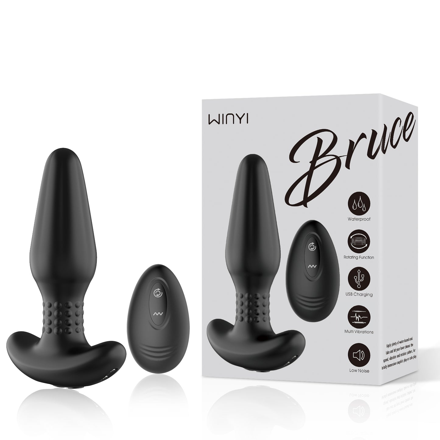 Vibrador Winyi Anal A Control Remoto Bruce Wy0626