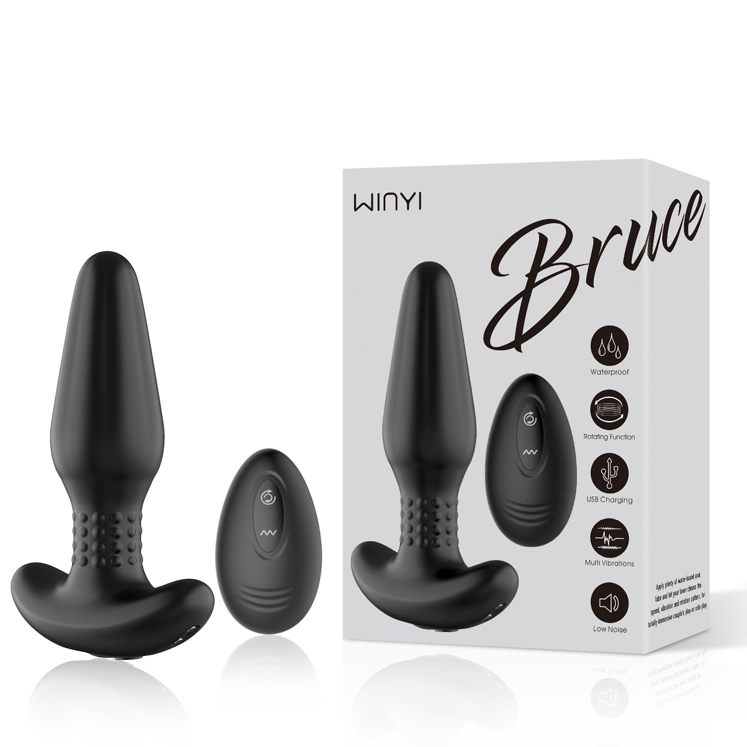 Vibrador Winyi Anal A Control Remoto Bruce Wy0626