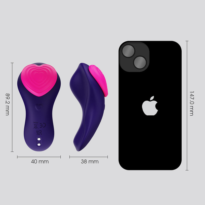 VIBRADOR INTERACTIVO TIPO PANTY PARA CLITORIS MY LOVE WINYI-Juguetes-Sexo Sentido-SexoSentido