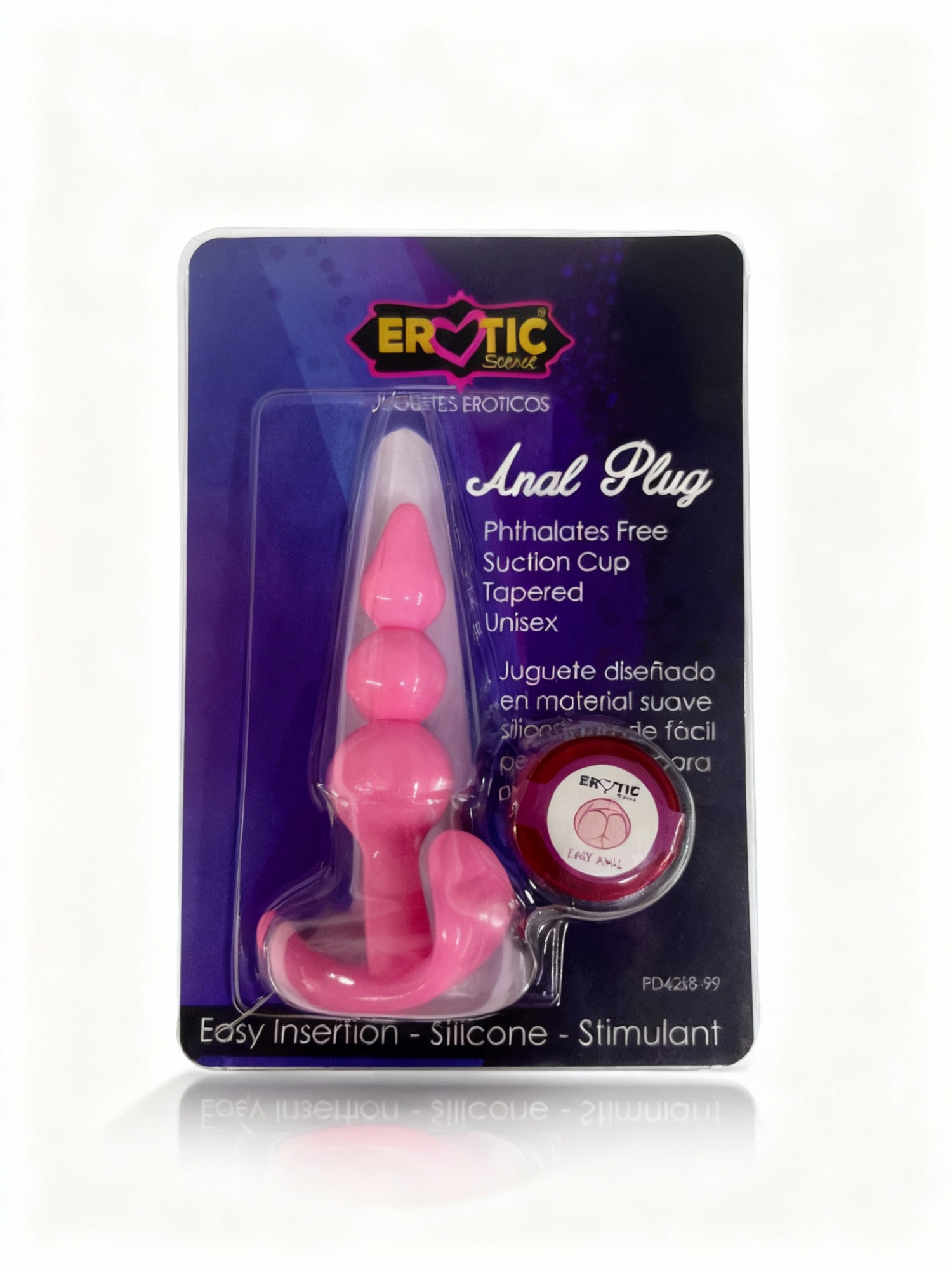 🔥 Plug Anal De Silicona Suave + Crema – Erotic Scence