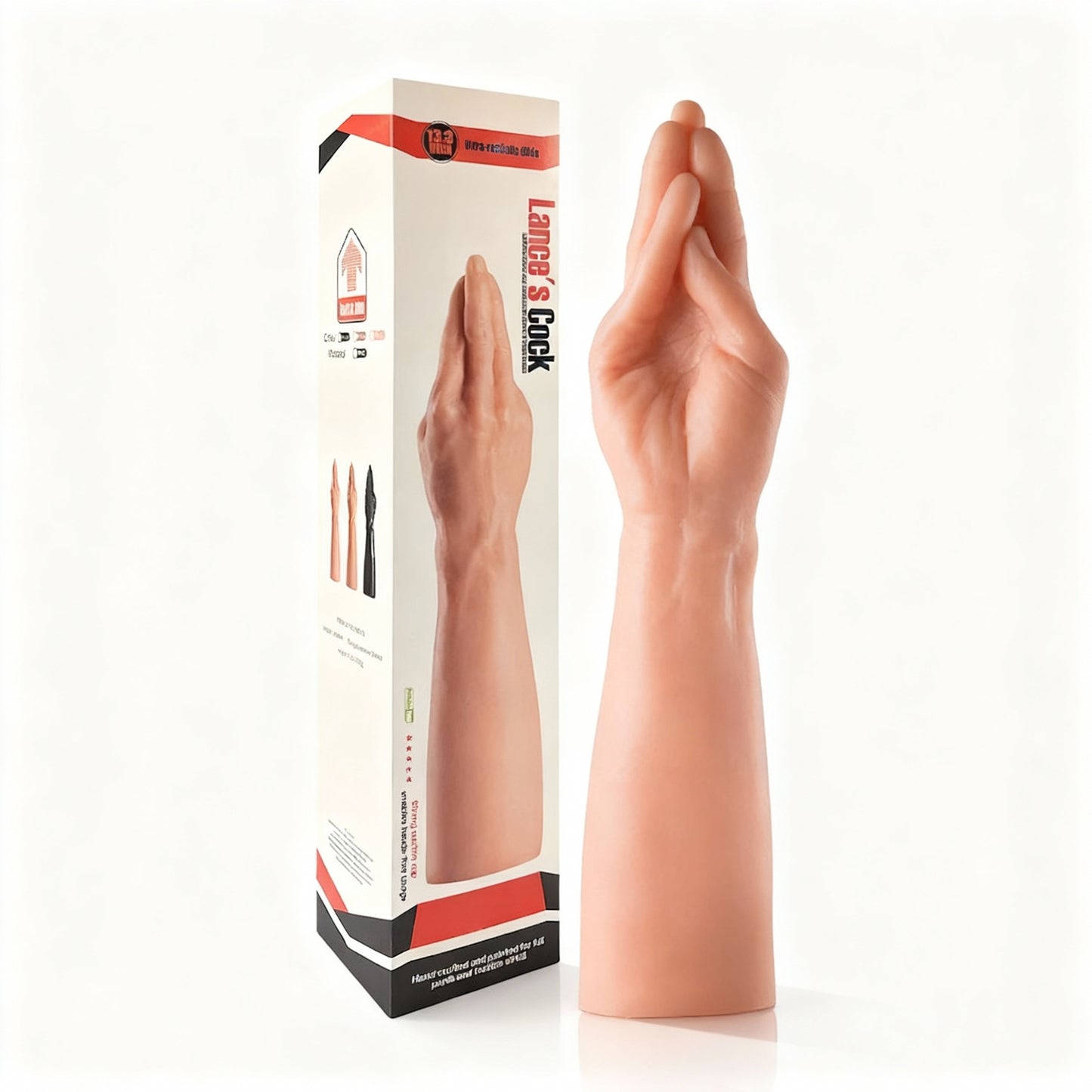 Masajeador Realista Brazo En Forma De Mano Qs-B043