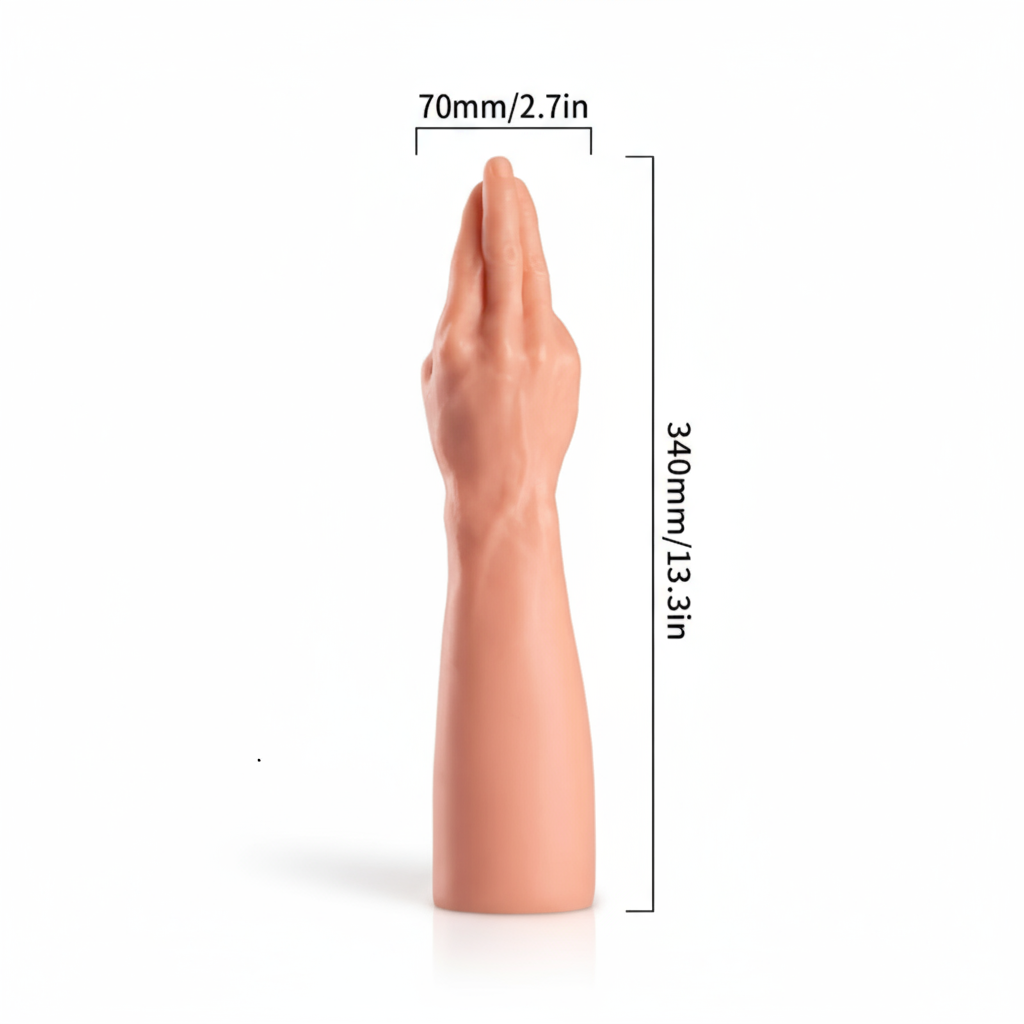 Masajeador Realista Brazo En Forma De Mano Qs-B043