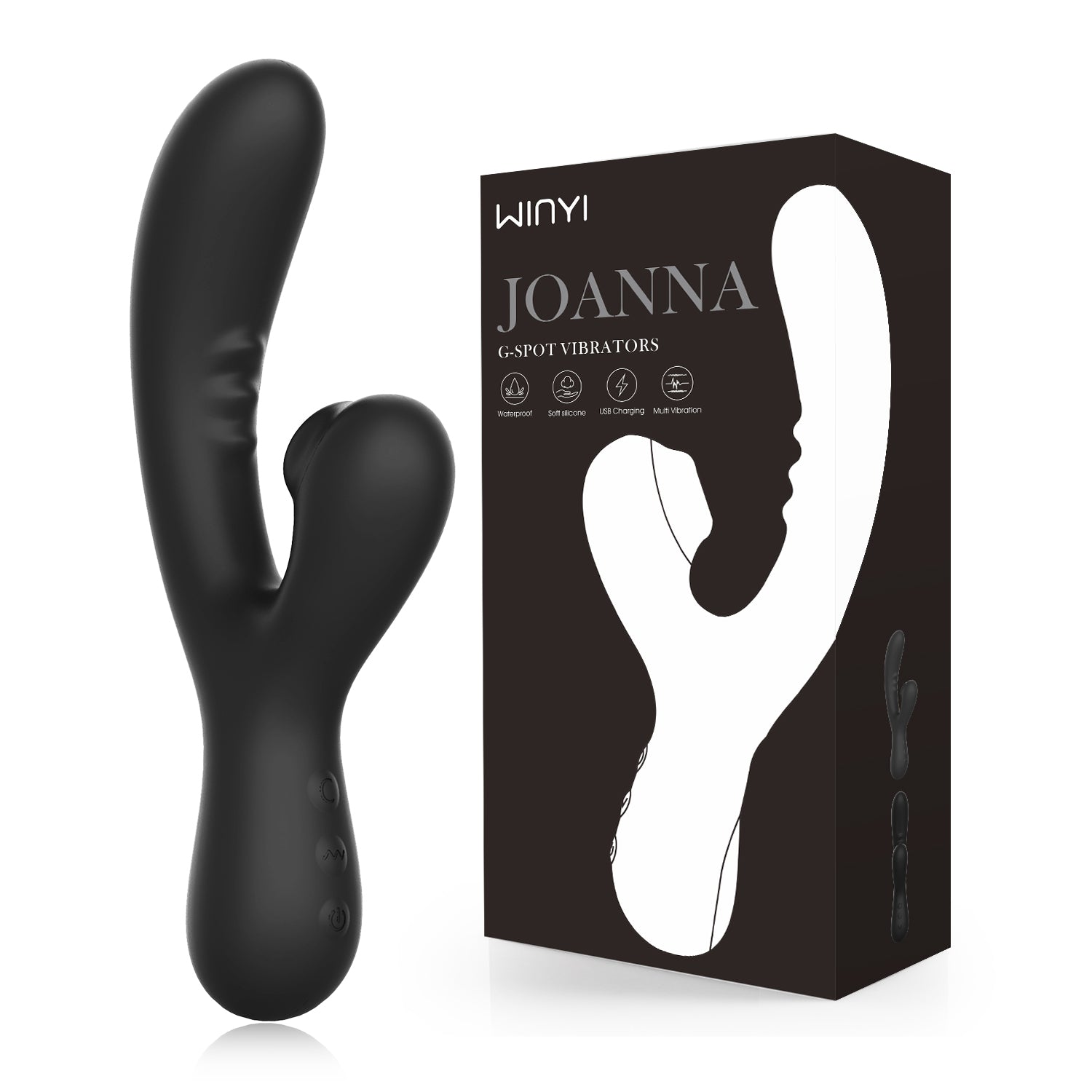 Vibrador Con Estimulador De Clítoris Winyi Joanna
