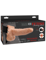 Fetish Fantasy Series 6" Hollow Strap-On With Remote - Pd339521