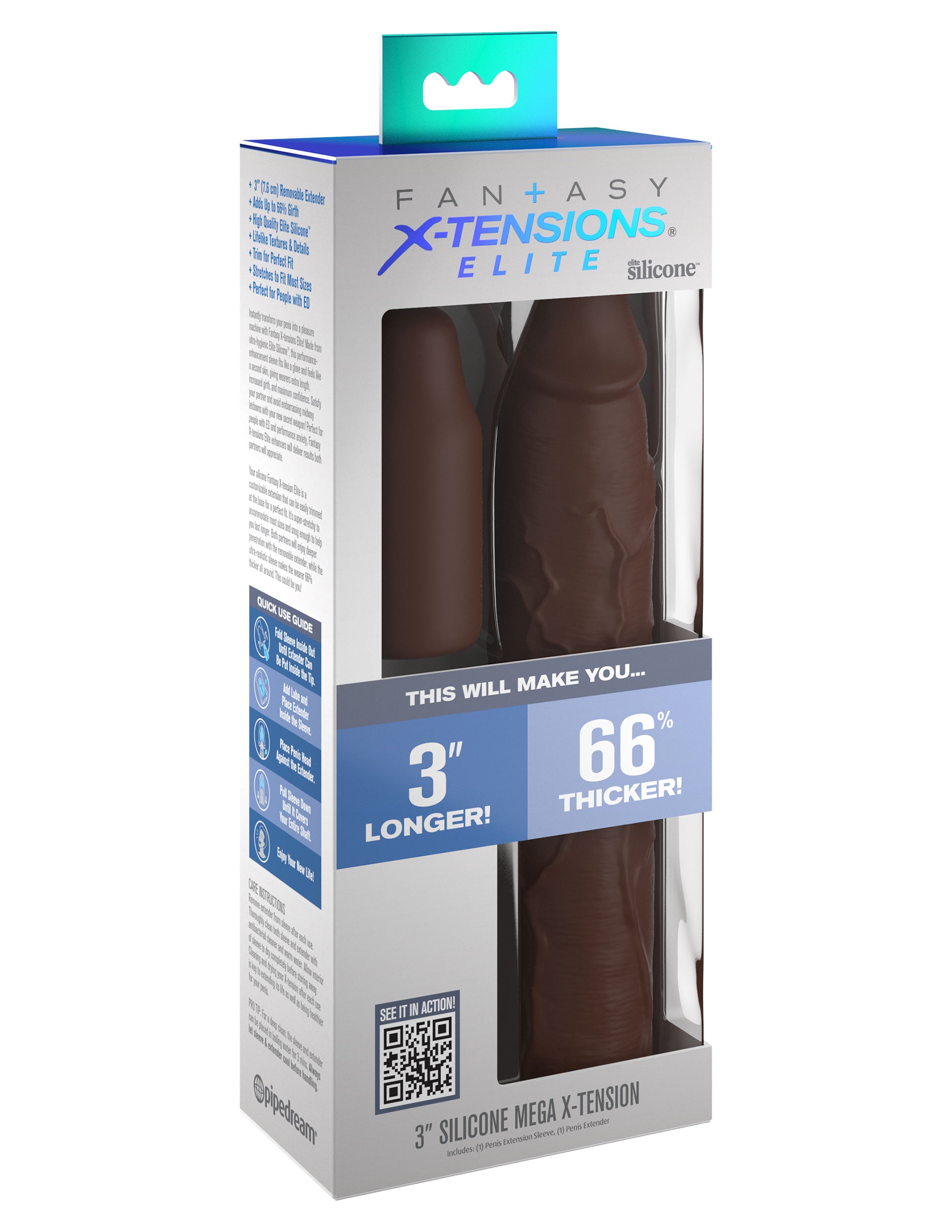 3" Silicone Mega X-tension PD4153-29