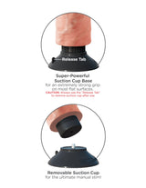 King Cock 10" Vibrating Cock With Balls - Light Pd541021