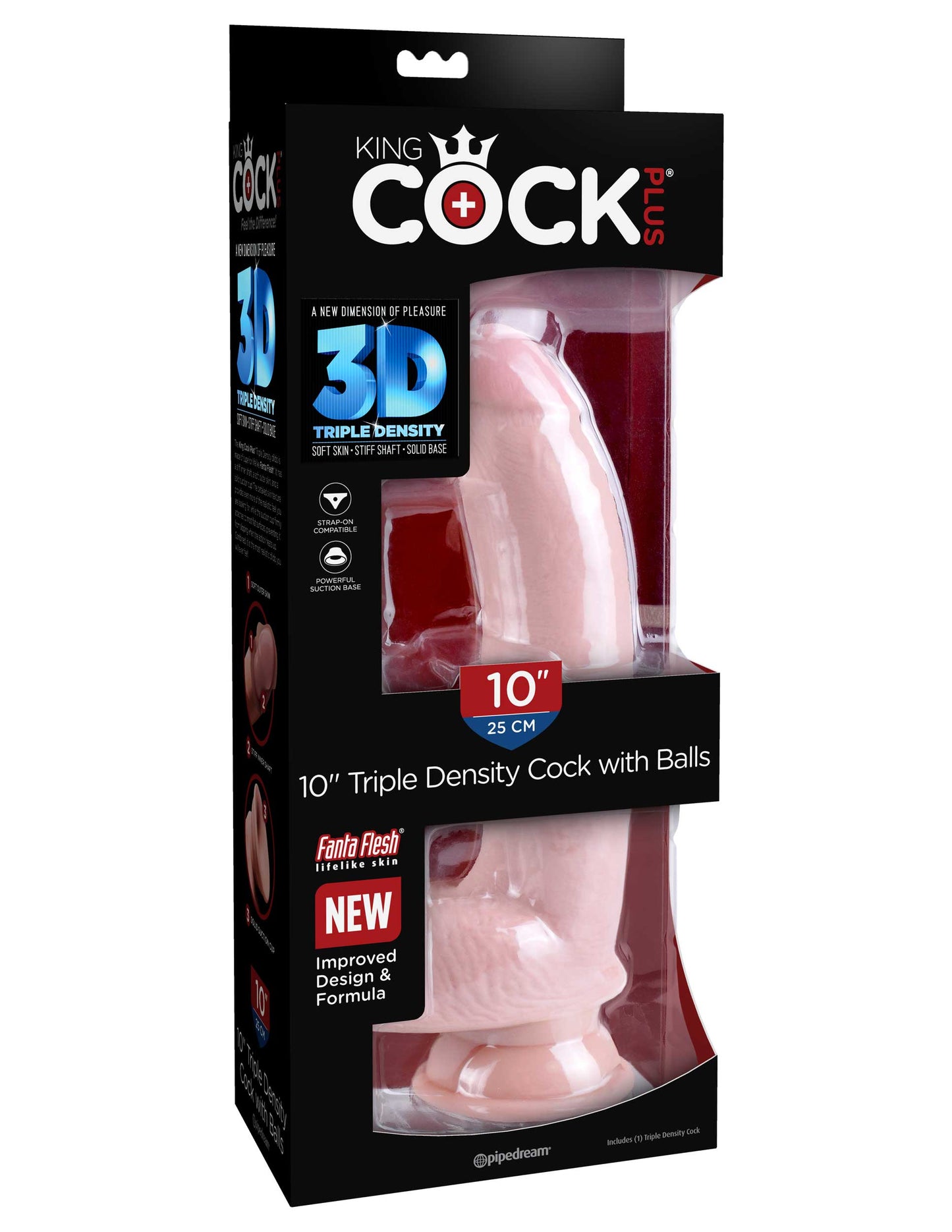 10" Triple Density Cock with Balls PD5721-21