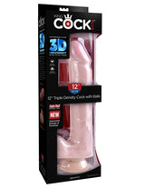 12" Triple Density Cock with Balls PD5723-21