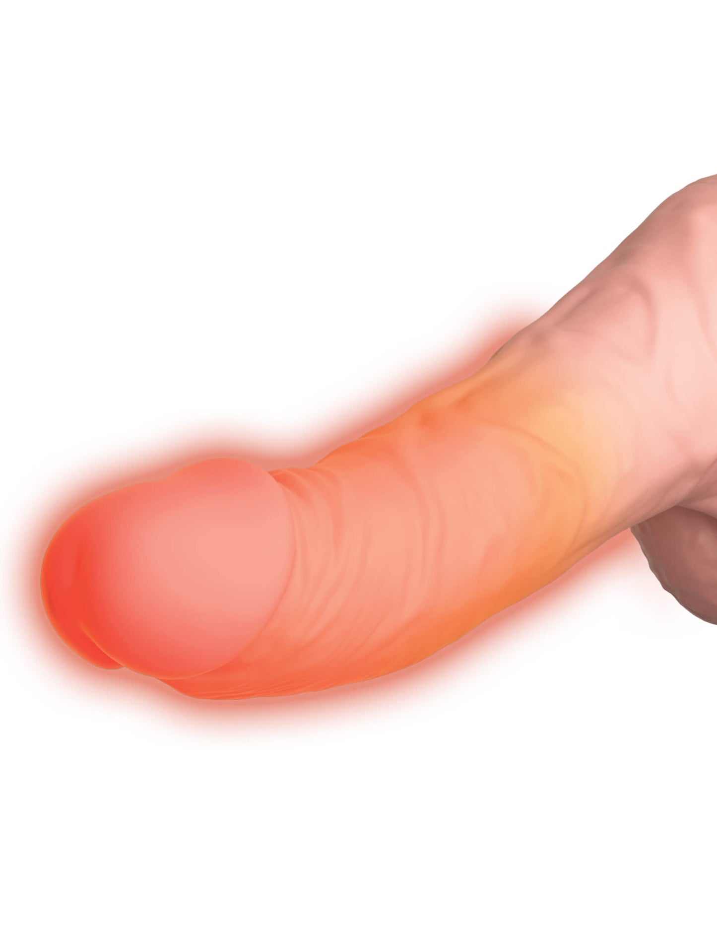 King Cock Plus 6.5" Thrusting Cock With Balls - Light Pd572821