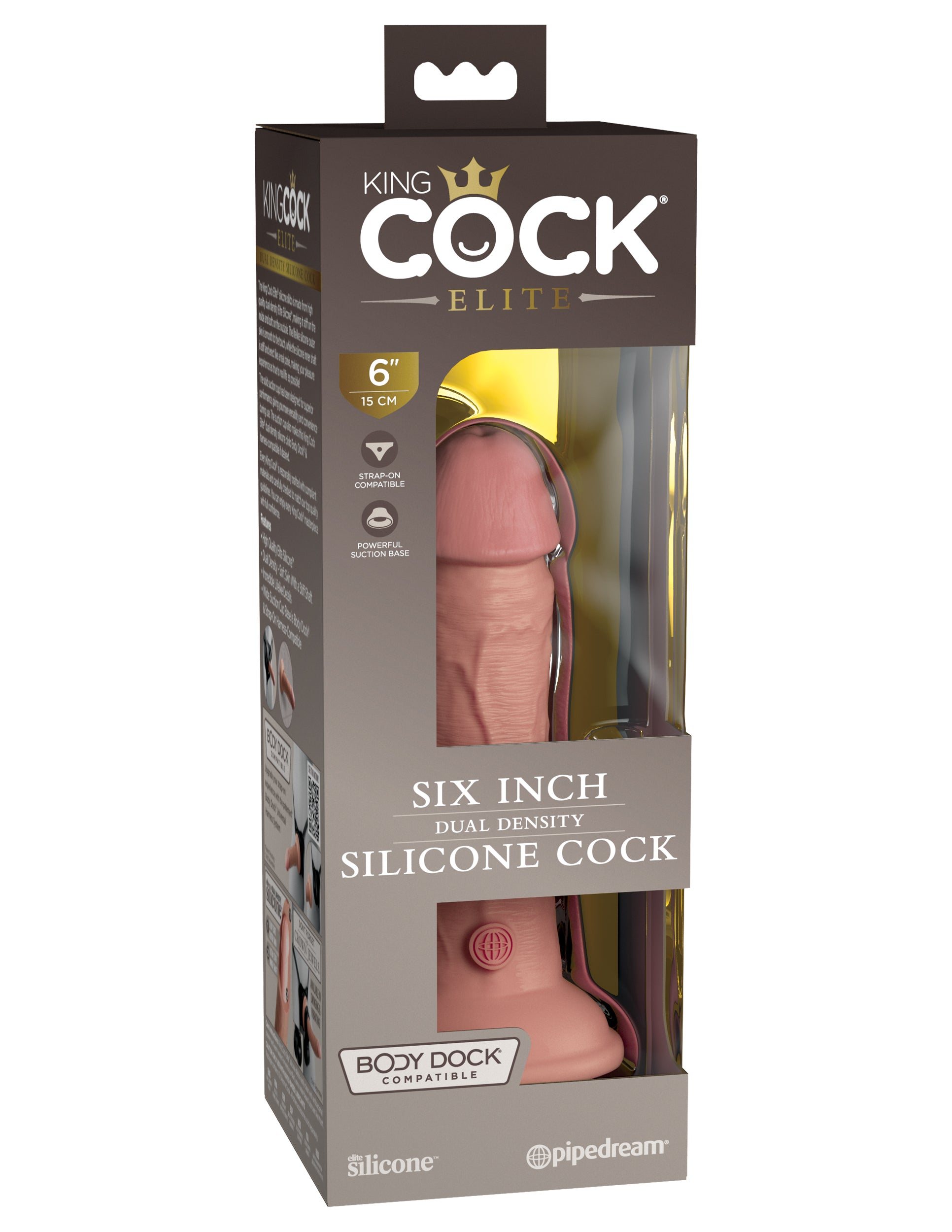 7" Silicone Dual Density Cock PD5771-21