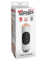 Pdx Extreme Mega Grip Vibrating Stroker Pussy - White Rd292