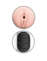 Pdx Extreme Mega Grip Vibrating Stroker Pussy - White Rd292