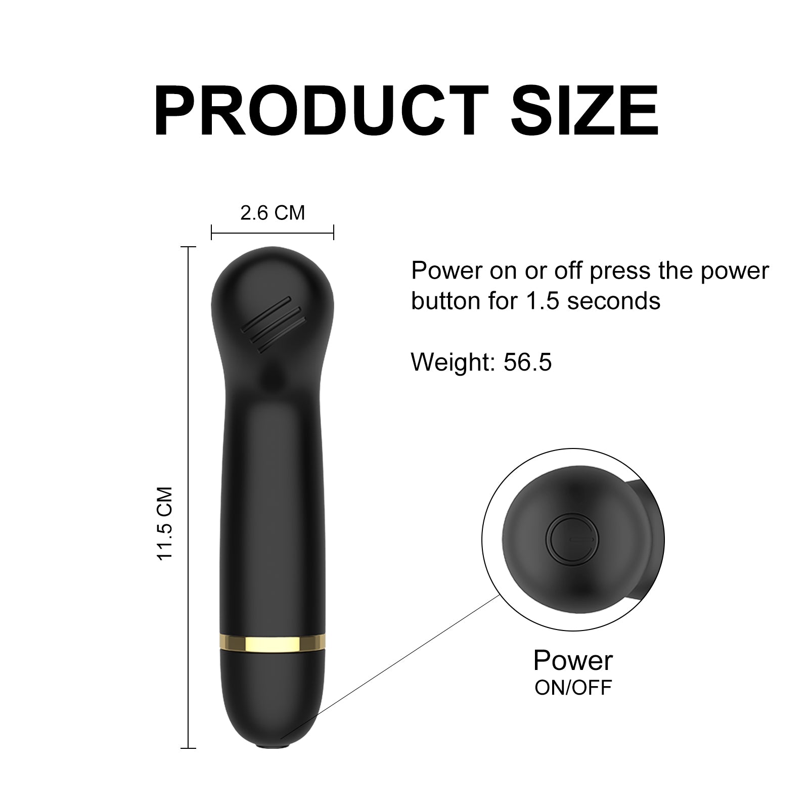 Winyi Gina Mini Vibrador Punto G-Juguetes-Sexo Sentido-SexoSentido