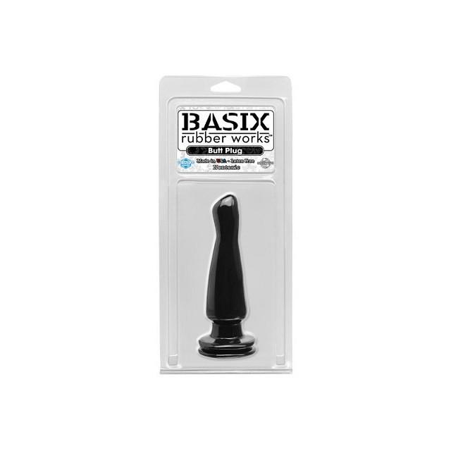 Masturbador negro basix butt plug-Juguetes-Sexo Sentido-SexoSentido