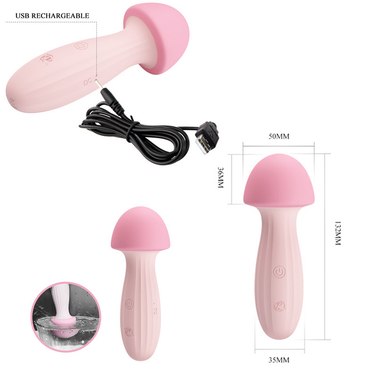Vibrador Mushroom Pretty Love-Juguetes-Sexo Sentido-SexoSentido