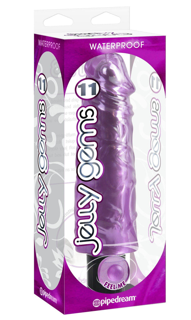Vibrador Jelly Gems 11 Morado-Juguetes-Sexo Sentido-SexoSentido
