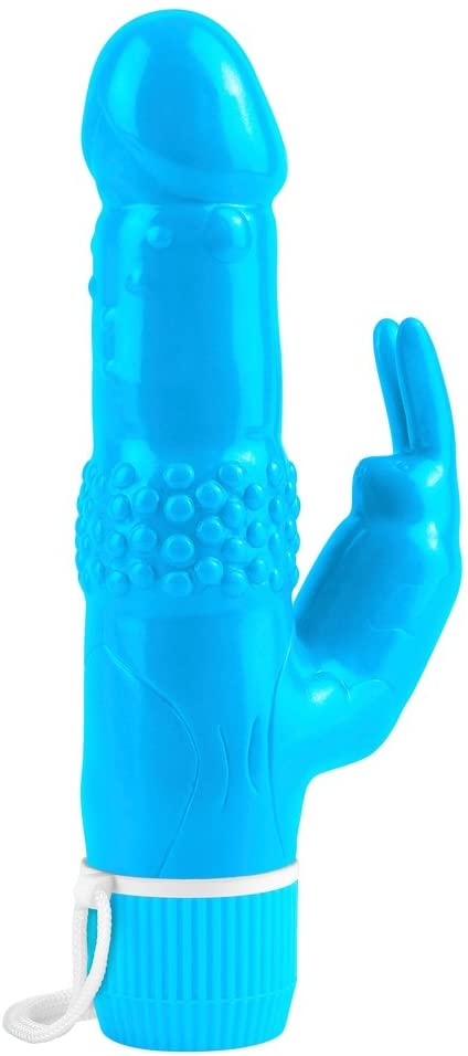 Vibrador Multivelocidades Neon Rabbit Azul-Juguetes-Sexo Sentido-SexoSentido