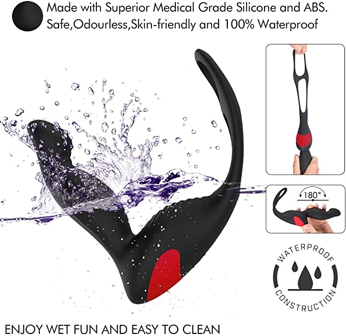 Anillo Masajeador Prostático Inalambrico QF207-Anillos-Sexo Sentido-SexoSentido