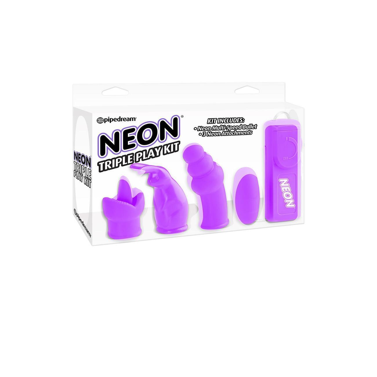 Huevo Neon Triple Play Kit-Juguetes-Sexo Sentido-SexoSentido