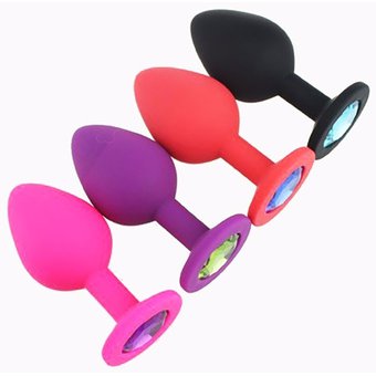 Plug Anal Joya Silicona Mediano-Juguetes-Sexo Sentido-SexoSentido