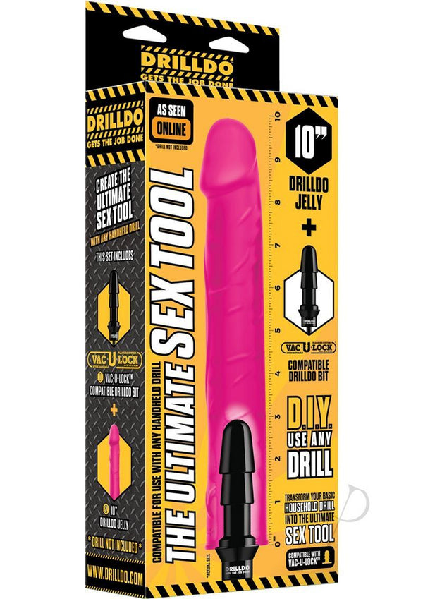 Drilldo 10 '' + Locker Pro-Juguetes-Sexo Sentido-SexoSentido