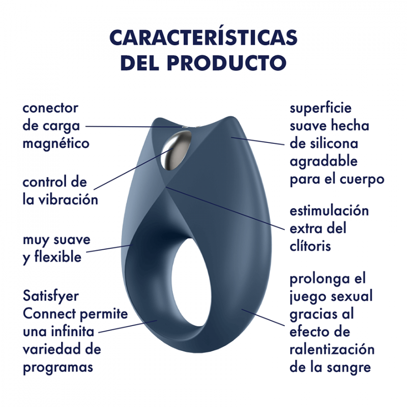 Satisfyer Anillo Vibrador Royal One Ring-Anillos-Sexo Sentido-SexoSentido