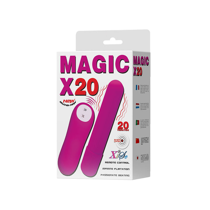 Bala Vibradora Inalámbrica Magic x20-Juguetes-Sexo Sentido-SexoSentido