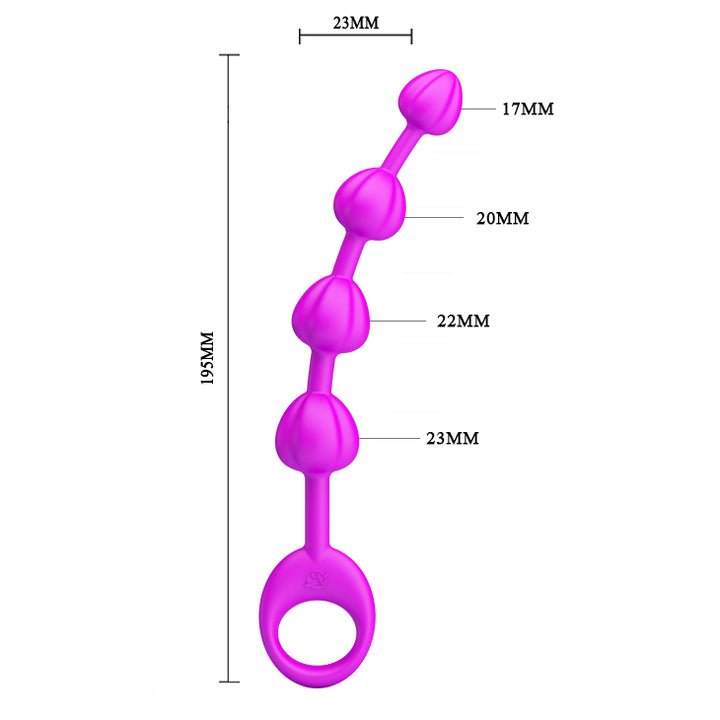 Anal Beads Deluxe Pretty Love-Juguetes-Sexo Sentido-SexoSentido