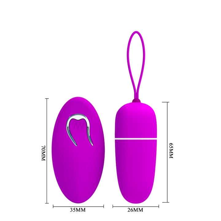 Huevo Vibrador 12 Funciones Bradley Pretty Love-Juguetes-Sexo Sentido-SexoSentido