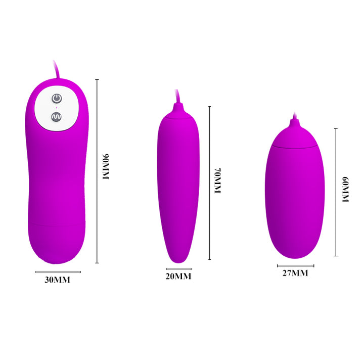 Huevo Vibrador Doble 12 Funciones Irma-Juguetes-Sexo Sentido-SexoSentido