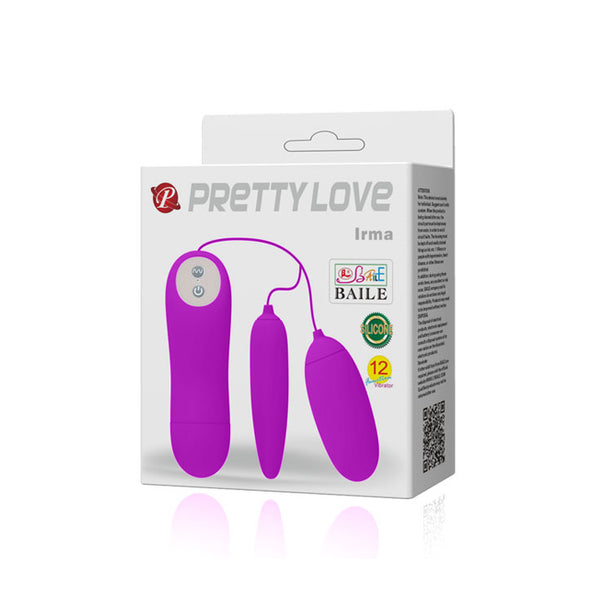 Huevo Vibrador Doble 12 Funciones Irma-Juguetes-Sexo Sentido-SexoSentido